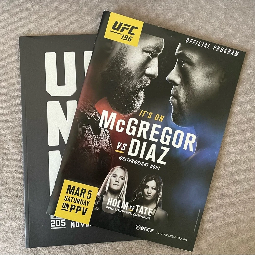 UFC 196 Official Programs - Picture 9 of 9